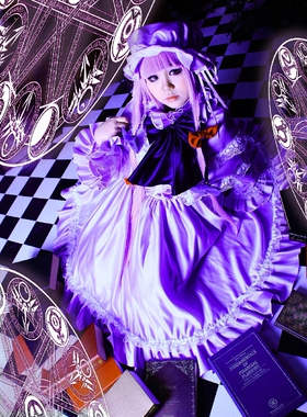 TCOS 东方project 东方绯想天 帕秋莉cos服 诺蕾姬cosplay服装