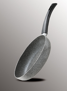 ROCKER原生石不粘锅深炒锅煎锅燃气灶电陶通用炉耐热意大利进口