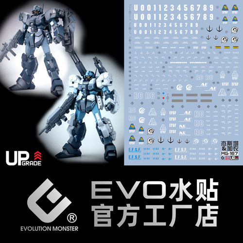 EVOMG167杰斯塔荧光水贴