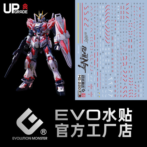 EVOMG220叙述高达荧光水贴