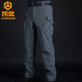 弹力耐磨直筒作训裤 春夏新款 裤 加绒军迷户外工装 IX9软壳战术长裤