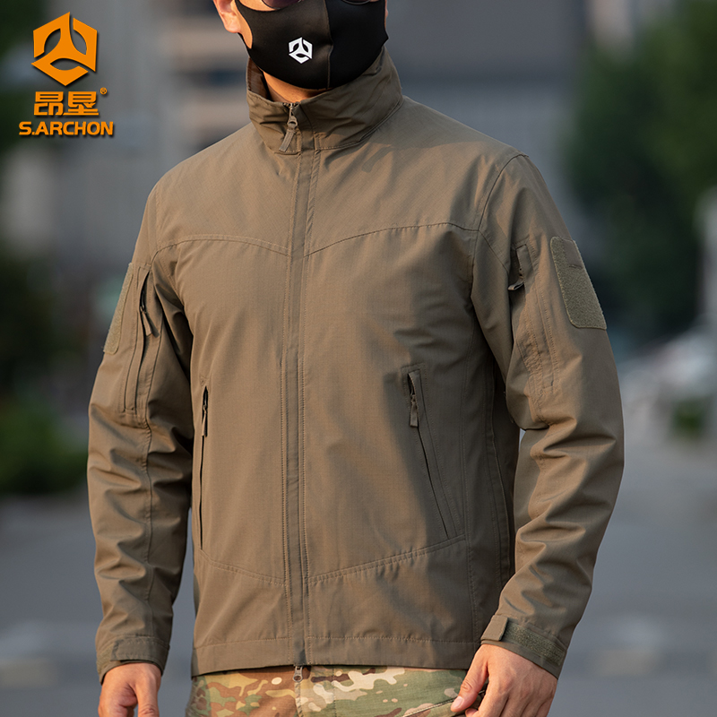 昂垦软壳冲锋衣三合一防水防风