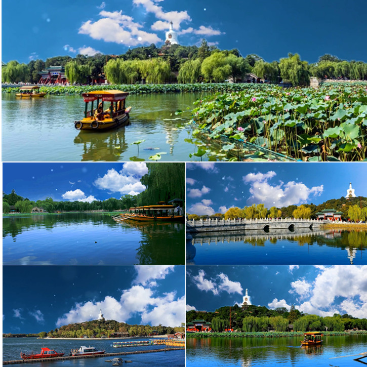 让我们荡起双桨配乐成品 LED背景视频