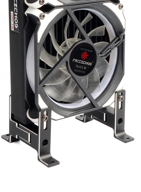 FREEZEMOD水冷散热排支架全铝合金桌面安装架PJ-LSZJ通用CNC加工