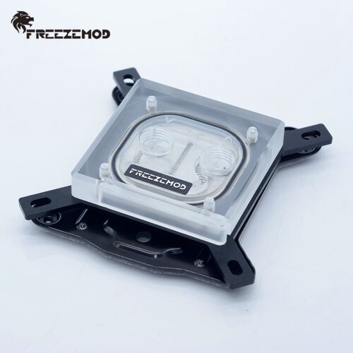 FREEZEMOD透明款cpu摇控水冷头
