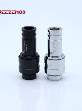 FREEZEMOD电脑水冷止水快插全铜快速接头直通ZSZT-T1二端断开止水