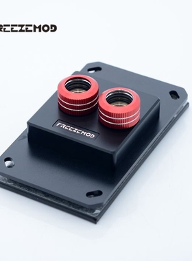 FREEZEMOD电脑CPU水冷头AMD-POOC喷射型黑色耐高温POM上盖支持AM4