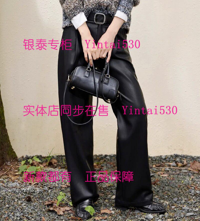 VILAN慧兰 专柜正品2025冬装新款皮裤裤子P4978CK1 国内代购原786
