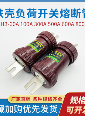 HH3-100A200A300A400A500A600A铁壳负荷开关熔断器RM3 RM10保险管