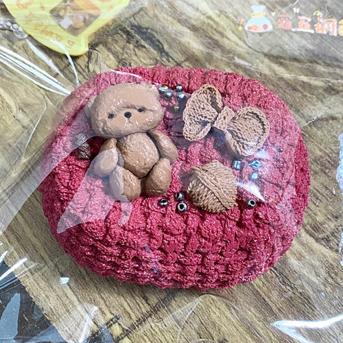 五五studio复古毛线块绵奶油捏捏乐解压玩具食品级硅胶小红书同款