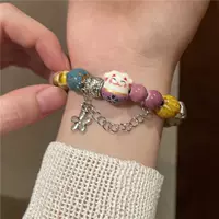 Сиреневый браслет, на удачу