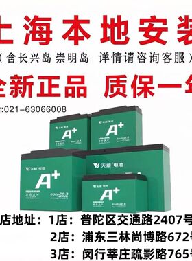 天能电动车电池电瓶上门安装