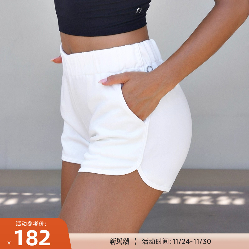 RESHAPE/重塑之路 高弹舒适插袋运动健身修身短裤UltraSoft