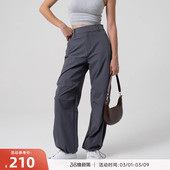 休闲裤 阔腿束腰抽绳侧袋工装 女UtilityFlow 重塑之路 RESHAPE