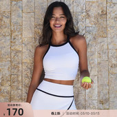 RESHAPE 轻强度带胸垫瑜伽复古撞色健身运动背心Edge 重塑之路