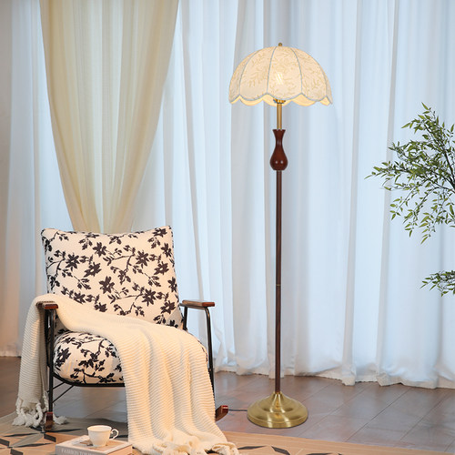 极有家品质工厂法式中古风落地灯