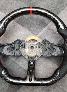 适用传祺影豹J15J16碳纤维GS4影豹RGS4埃安S改装锻造碳纤维方向盘
