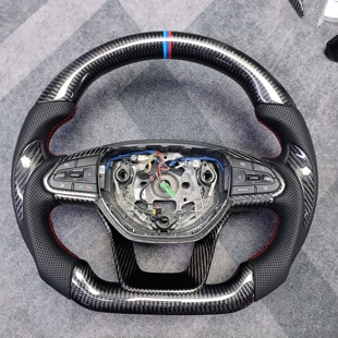 适用吉利缤瑞Proton宝腾X50S70缤越缤瑞星瑞帝豪碳纤维方向盘