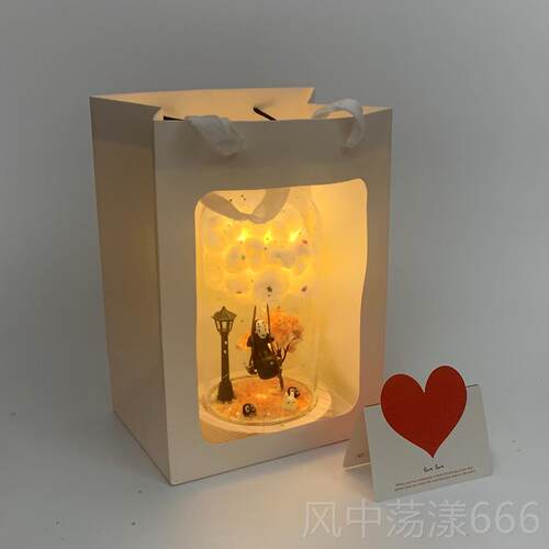 正品朵diy手工云创小夜子灯儿童送男友女友闺蜜生日意小王礼物摆 - 封面