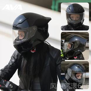 正品A摩V红箭S头盔托车盔全女机车仿赛盔夏季大尾翼男大码小盔体