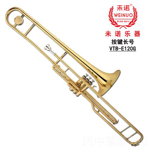 正品未诺新款初专业演奏金拉管VTB-E2乐0行进降B调立学键活1塞长