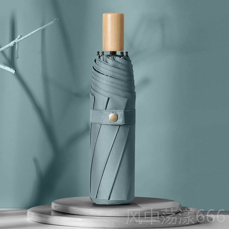 正品系雨s女三折叠伞森日系复伞古简晒约韩国晴雨两用防防紫外线