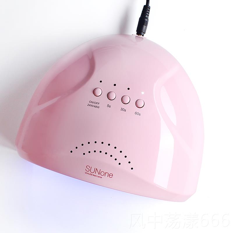 正品48W LED美甲灯光疗机 用式美甲烘家干设备 感应甲灯工美具