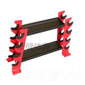 正品 托架专支多子功能小型展示房健身 哑铃架家用双层业放壶铃架