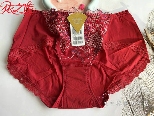 依之妮女士刺绣丝滑内裤