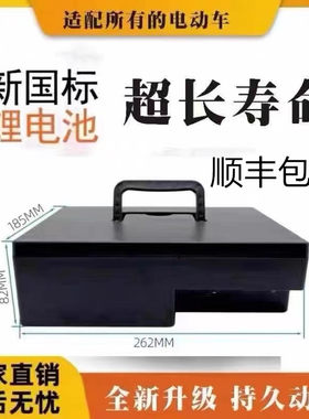 新国标48v12ah爱玛锂电池原装新日可拆卸踏板电动车台玲绿源电瓶