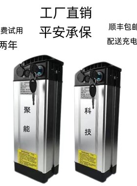 电动车锂电池48v15银款大容量代驾折叠电动自行车电瓶20AH海霸款