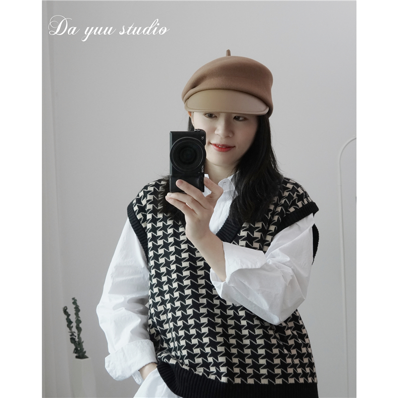 报童帽逛街潮女八角帽秋冬