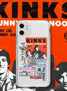The Kinks奇想乐队华为荣耀小米OPPO红米realme三星vivo一加iQOO软手机壳适用17苹果13iPhone14promaxs16xr15
