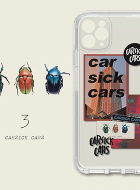 carsick cars透明手机壳安卓华为荣耀小米OPPO红米78realme三星vivo一加iQOO适用苹果13iPhone17promax16xr15