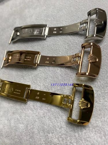 适用劳力士迪通拿切尼斯新款不锈钢折叠皮带扣 精钢厂家直销包邮