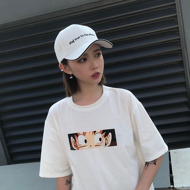 帽子女网红明星同款白色鸭舌帽夏天遮阳字母棒球帽男日系太阳帽潮