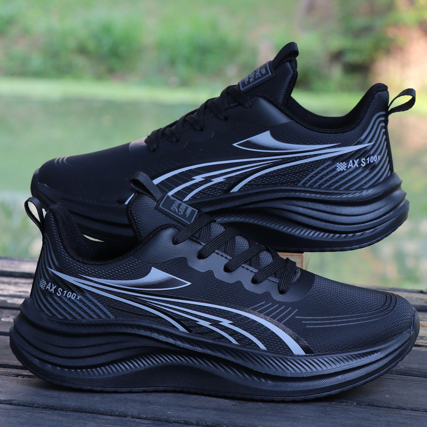 匹克企鹅春秋季新款球鞋高帮鞋男鞋百搭运动鞋皮面防水防滑跑步鞋