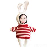 正品 照片i定制真人子形兔抱枕ns网礼红玩偶兔来图订做创意情人节