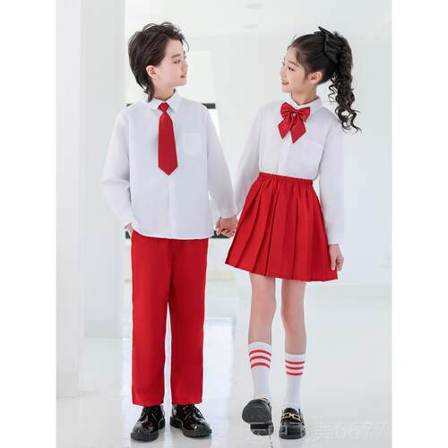 正品国庆唱童合演出服舞台表演服装中生小学生诗歌朗儿诵运动会学