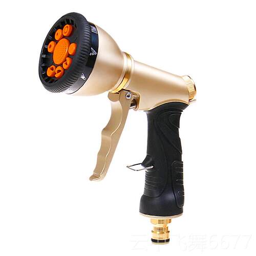 正品属合金高压园艺园林花园浇器水汽用车洗车水枪浇花金神喷头家