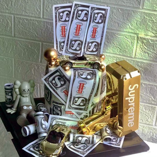 喷钱机钞票枪kaws潮牌结婚撒钱机生日蛋糕北京上海全国同城配送