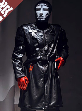 三角洲行动cos服格赫罗斯典狱长cos服cosplay男装儿童全外套皮衣