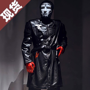儿童全外套皮衣 三角洲行动cos服格赫罗斯典狱长cos服cosplay男装
