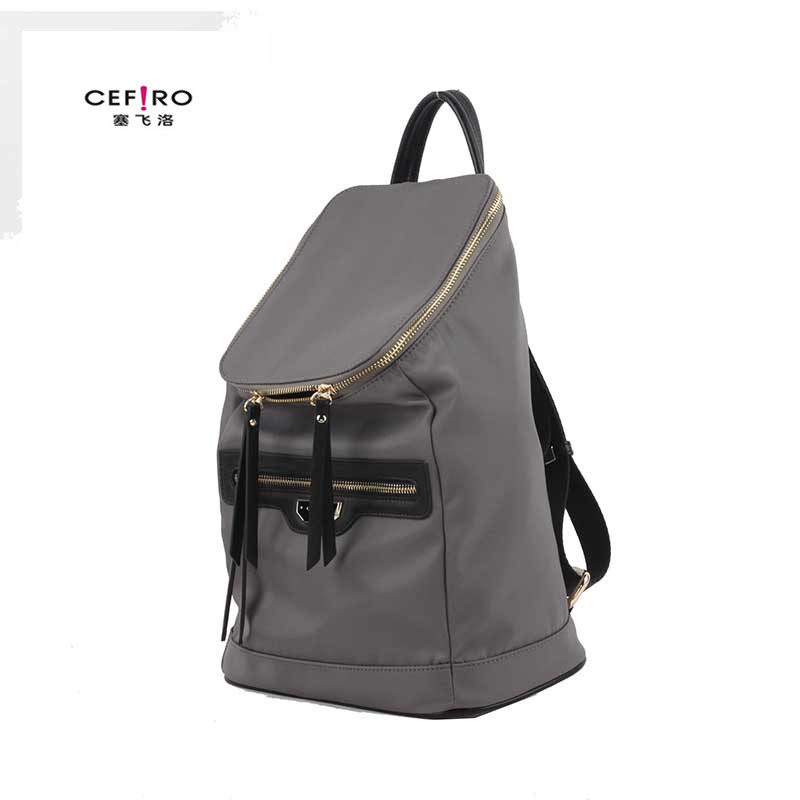 cefiro/塞飞洛2017秋冬新款女包时尚韩版背包百搭双肩包