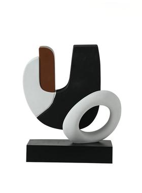 现代简约样板间书柜家居软装饰品