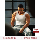 BODYDREAM健身背心男肌理感无袖 动静之间 T恤紧身训练运动上衣