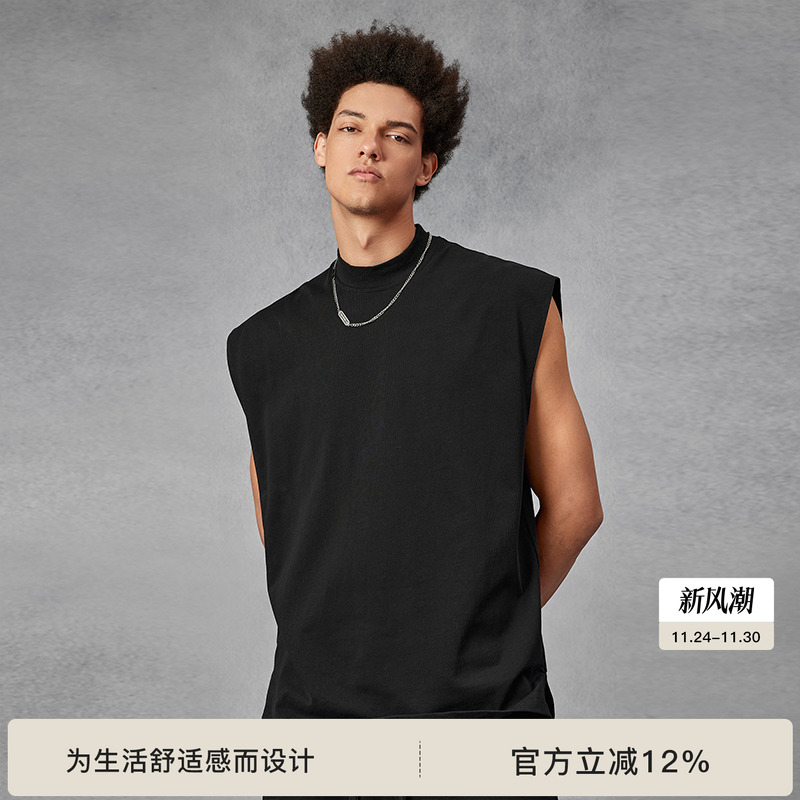 bodydream宽松夏季纯色纯棉背心