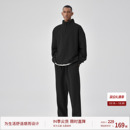 BODYDREAM370G重磅半拉链卫衣男立领刺绣外套休闲上衣 运动套装