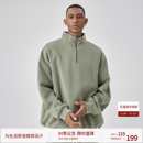 运动套装 BODYDREAM半拉链卫衣男秋冬手写体刺绣休闲通勤长袖 上衣