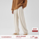 BODYDREAM绒感微弹裤 宽松休闲裤 子男老钱松弛直筒裤 迪木尔风长裤
